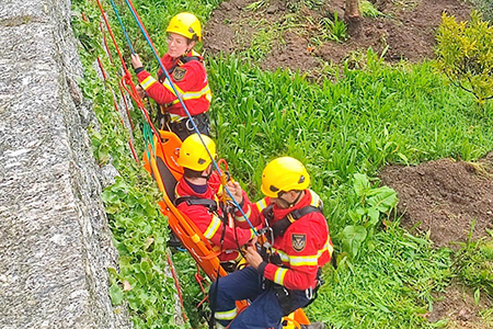 Formação de curta duração de Salvamento em Grande Ângulo