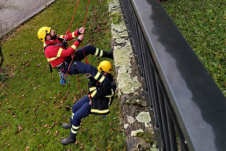 Formação de Salvamento em Grande Ângulo