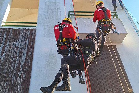 Formação de Salvamento em Grande Ângulo