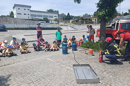 Manuseamento de extintores - Escuteiros Braga