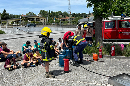 Manuseamento de extintores - Escuteiros Braga